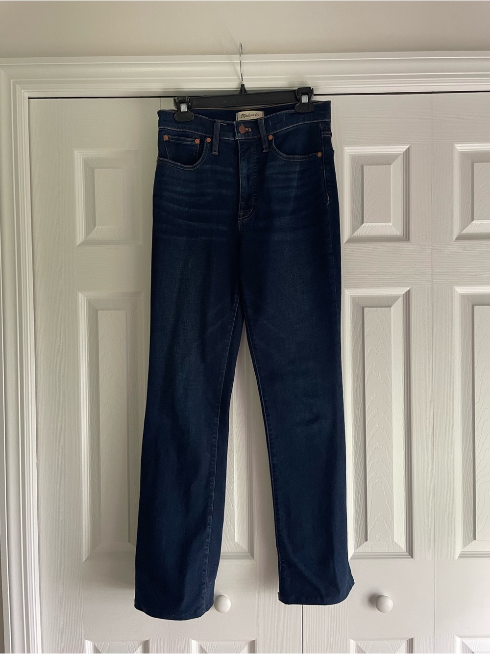 Madewell Dark Blue Slim Flare Jeans